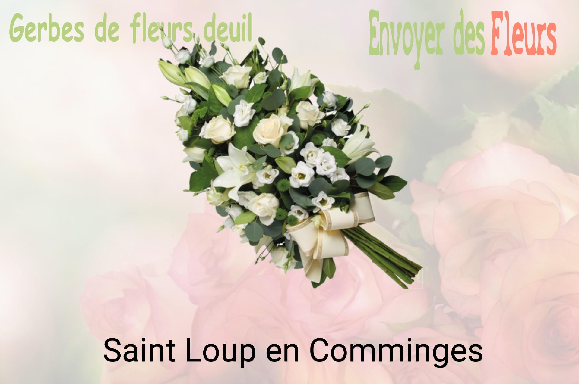 Gerbe de fleurs de deuil livrée à Saint-Loup-en-Comminges